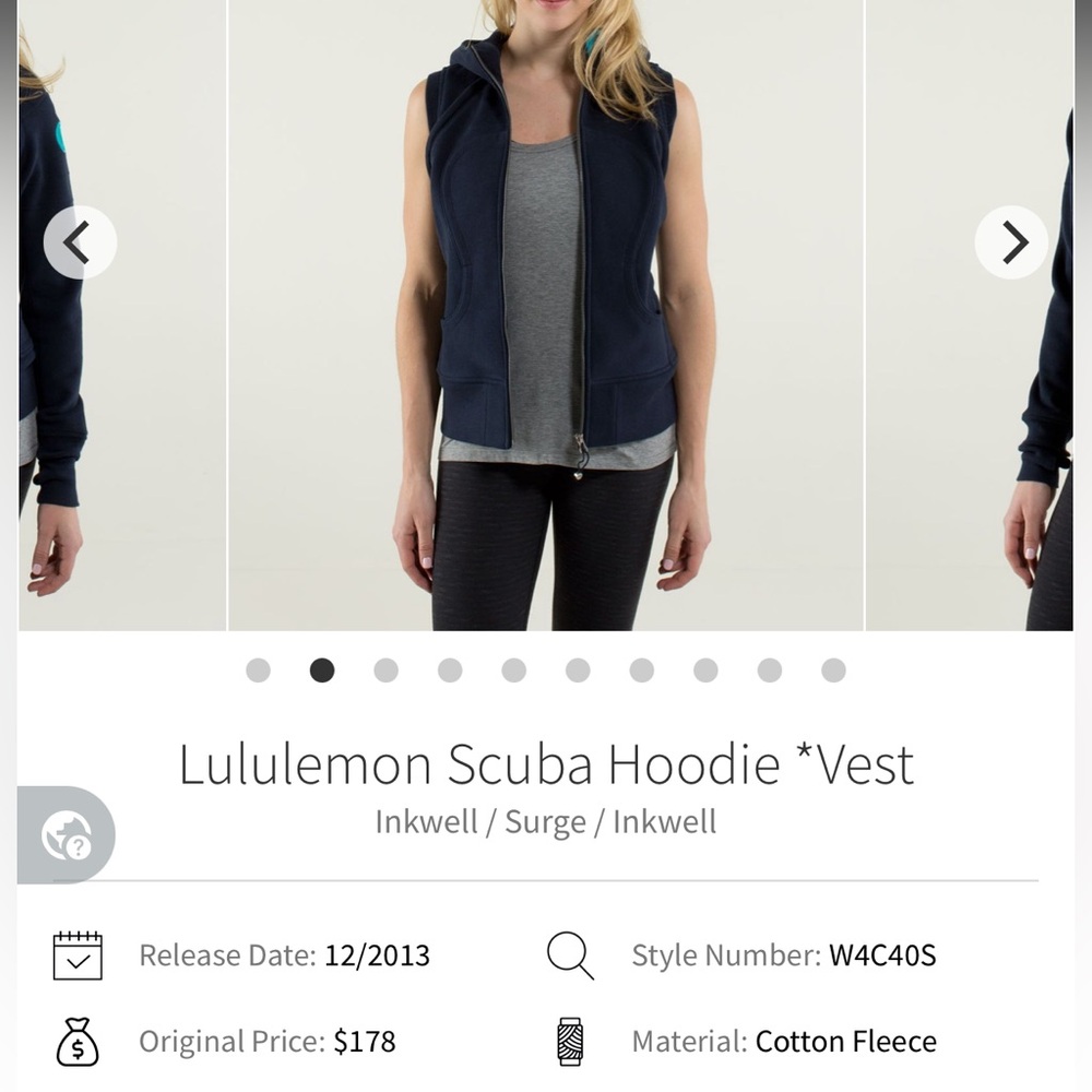 Lululemon Scuba “Hiver 2013” Hoodie *Vest - 6